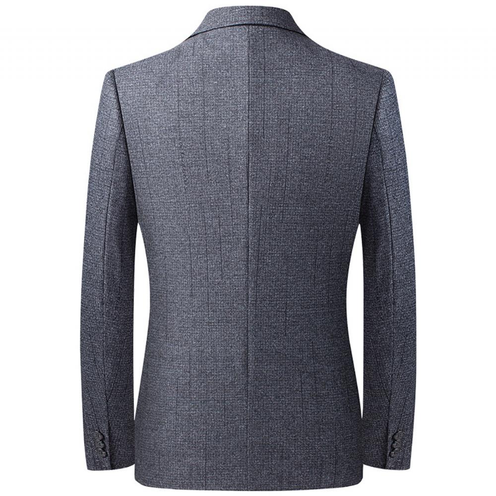 Kevään Syksyn 2022 Miesten Rento Pukutakki Keski-ikäinen Business Casual Slim Fit Toppitakki