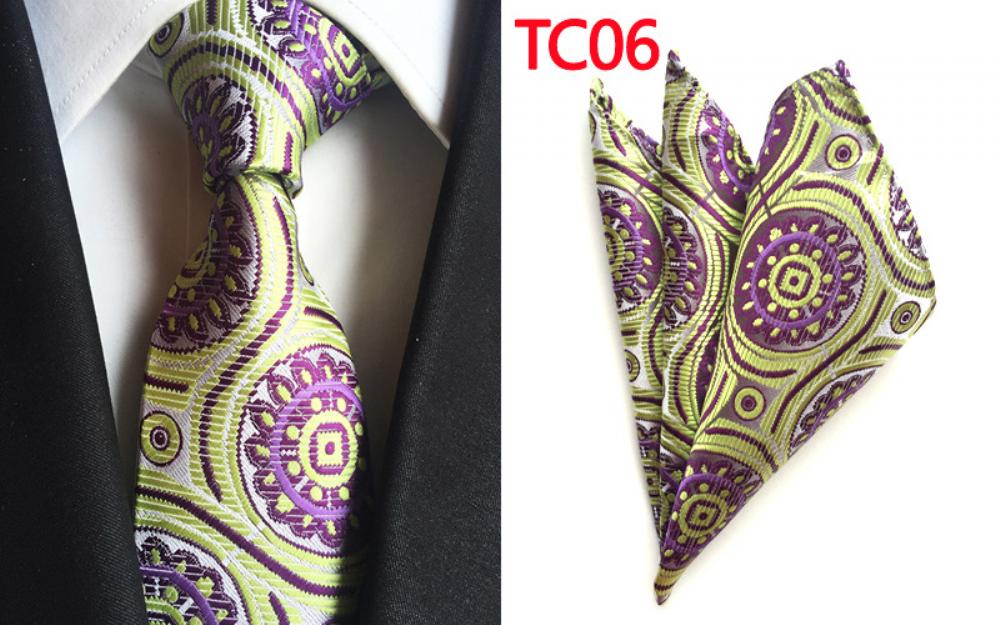 8 cm:n Miesten Solmio Pocket Square Setti