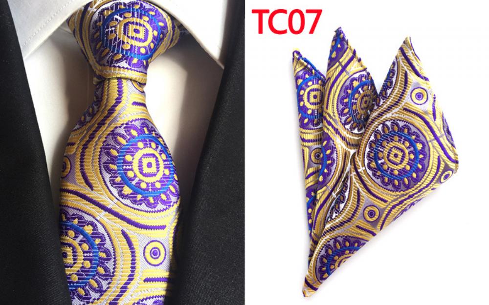 8 cm:n Miesten Solmio Pocket Square Setti