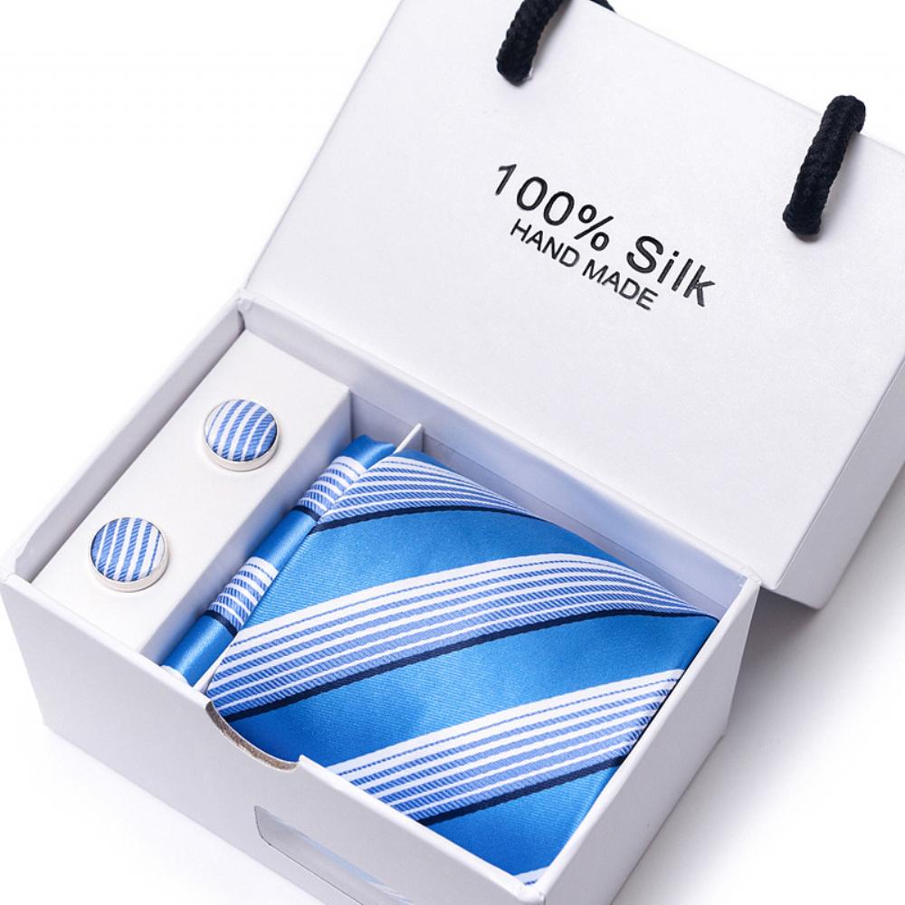 Miesten Viisiosainen Solmiosarja Business Striped Professional Tie Solmio