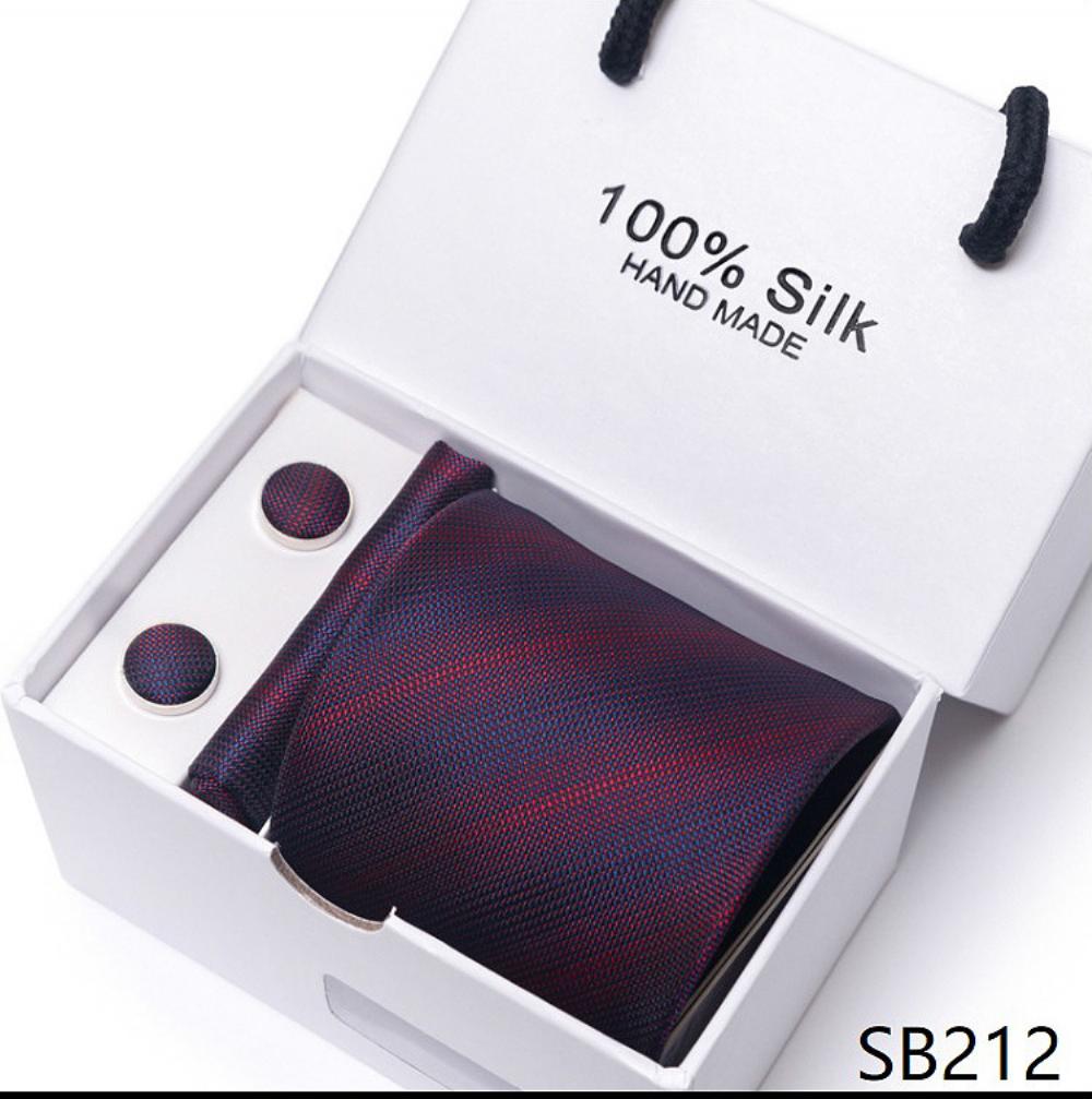 Miesten Viisiosainen Solmiosarja Business Striped Professional Tie Solmio