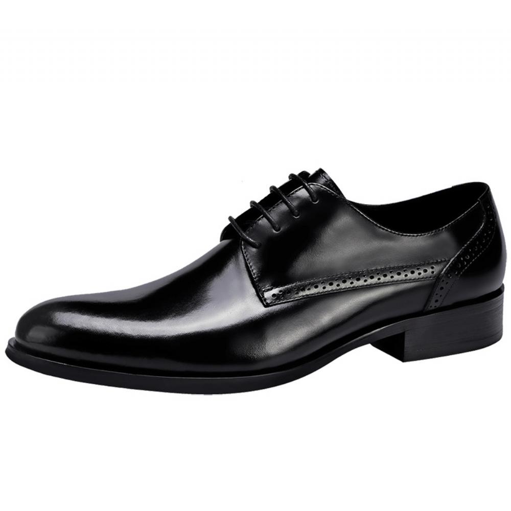 Muodolliset Nahkakengät Miesten Brittiläiset Brogue Veistetty Lehmännahkainen Retro Kengät Business Casual